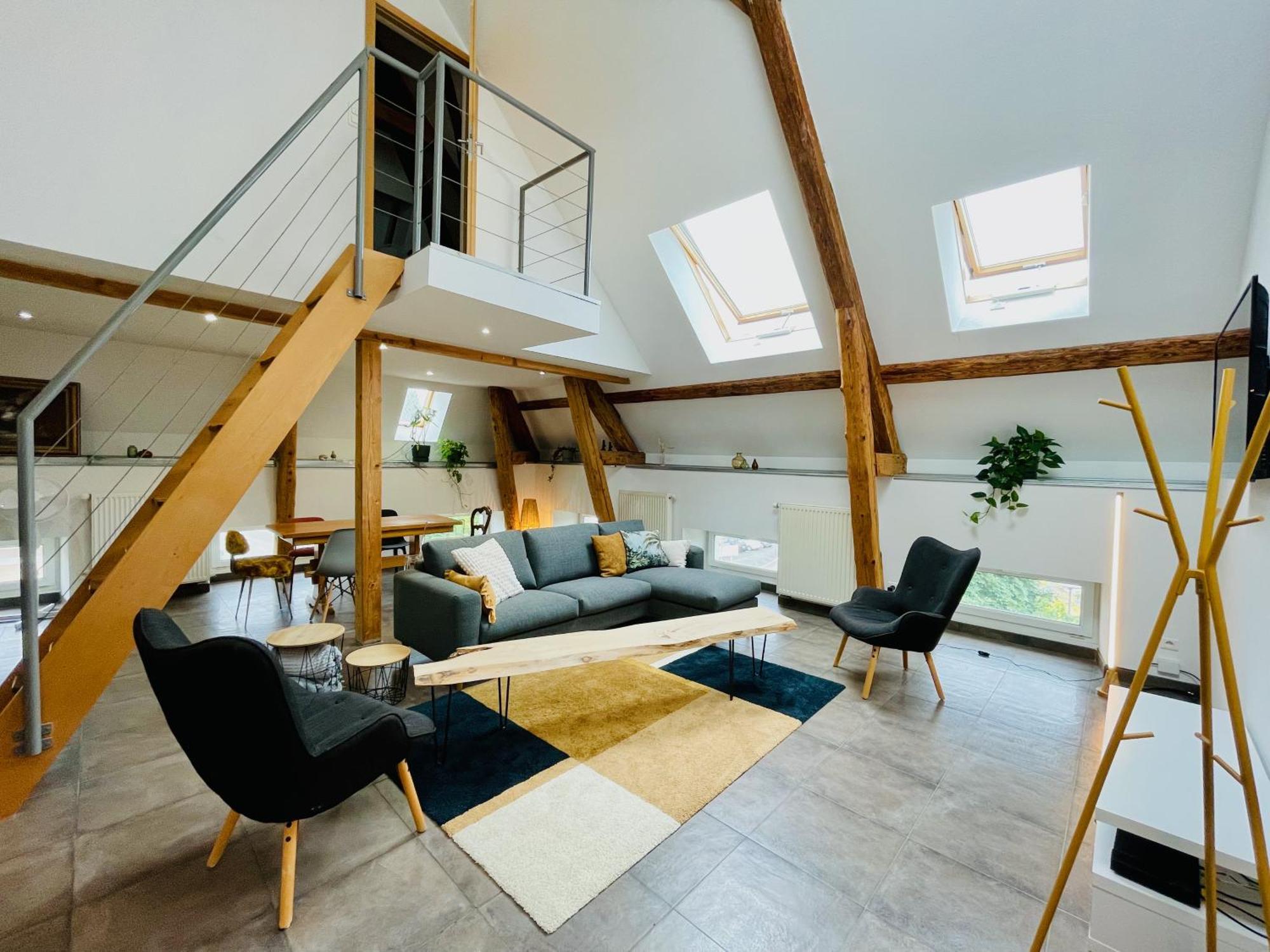 דירות Sainte-Suzanne  Duplex + Parking Gratuit Facile מראה חיצוני תמונה